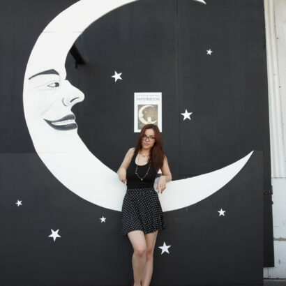 Elizabeth Marxs in Friendly Skies at Zishy