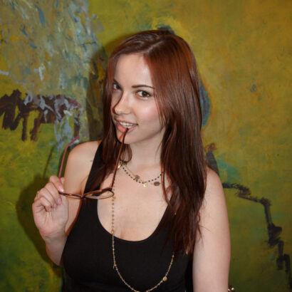 Elizabeth Marxs in Friendly Skies at Zishy