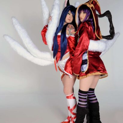 Ahri and Lulu Legends Cosplay