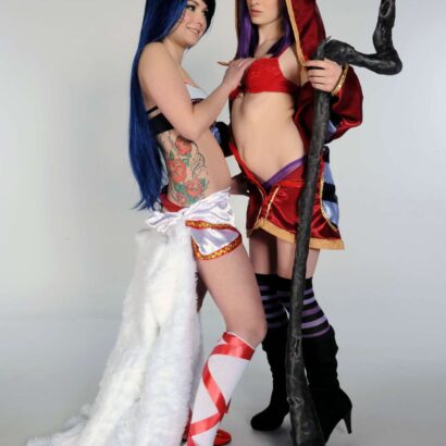 Ahri and Lulu Legends Cosplay