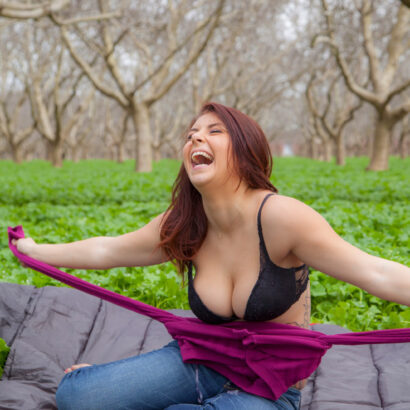 Aubrey Chase Cute Sweater Girl