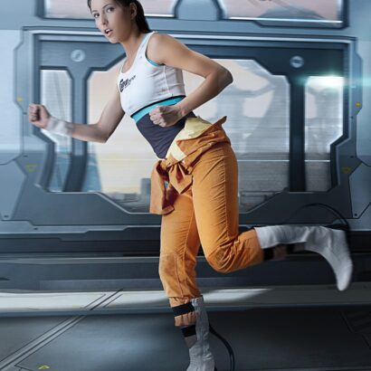 Chell Portal Cosplay
