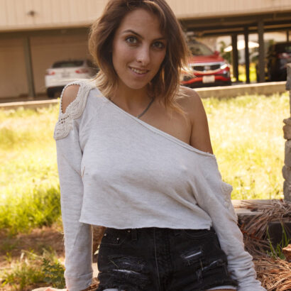 Comet Nox Frisky and Busty In Public