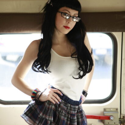 Cute Goth Schoolgirl