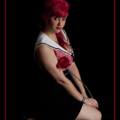 Eden Red Pinup Nude Muse