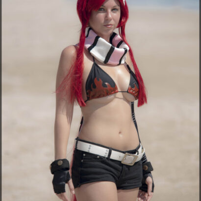 Freckle Sniper Girl Cosplay