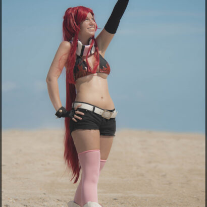 Freckle Sniper Girl Cosplay