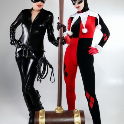 Harley Quinn and Catwoman Cosplay