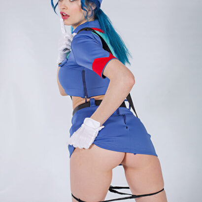 Jewelz Blu Pokemon Officer Jennifer VR Cosplay X