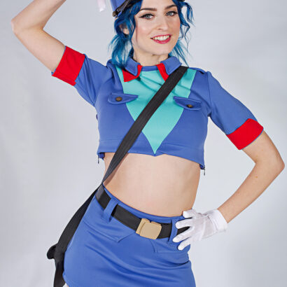 Jewelz Blu Pokemon Officer Jennifer VR Cosplay X