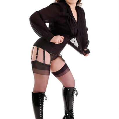 Kate Donovan Leather Pinup