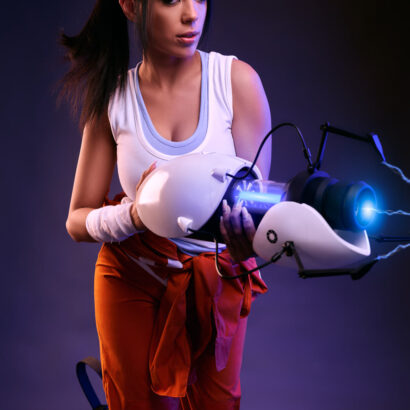 Katrina Moreno Portal Chell VR Cosplay X