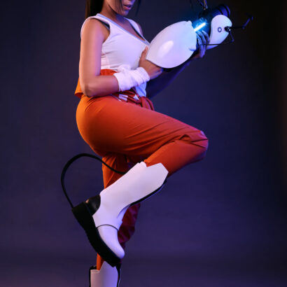 Katrina Moreno Portal Chell VR Cosplay X