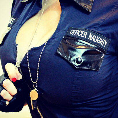 Kayla Kiss Naughty Officer Cosplay
