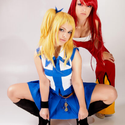 Lucy and Tanya Cosplay Beauties