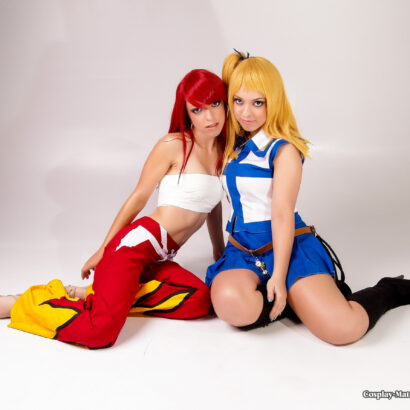 Lucy and Tanya Cosplay Beauties