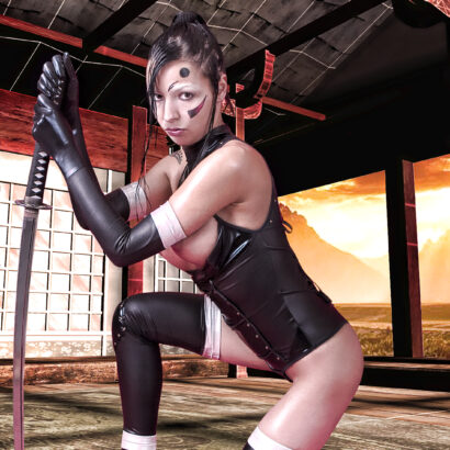 Mea Lee Sexy Homura Cosplay Erotica