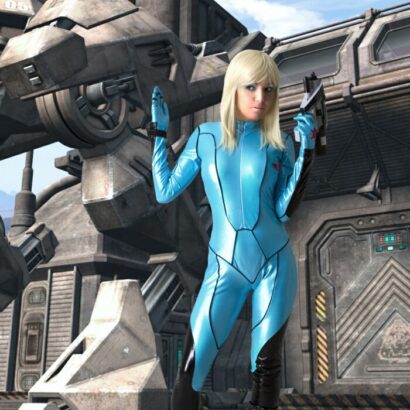 Mea Lee Zero Suit Cosplay