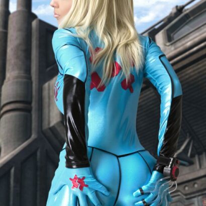 Mea Lee Zero Suit Cosplay