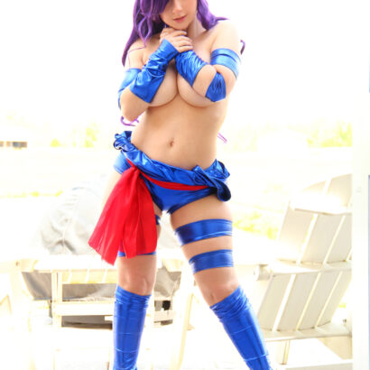 Pattycake Sexy Psylocke Cosplay