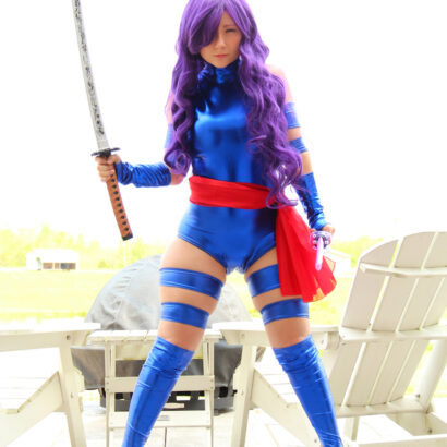 Pattycake Sexy Psylocke Cosplay