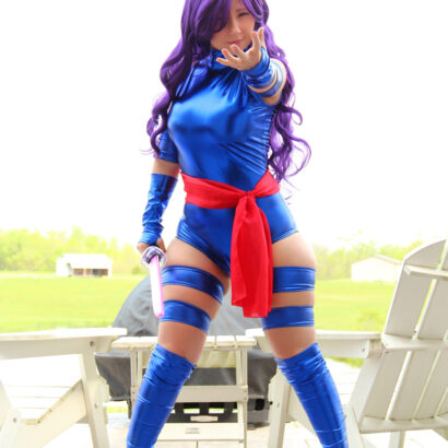Pattycake Sexy Psylocke Cosplay