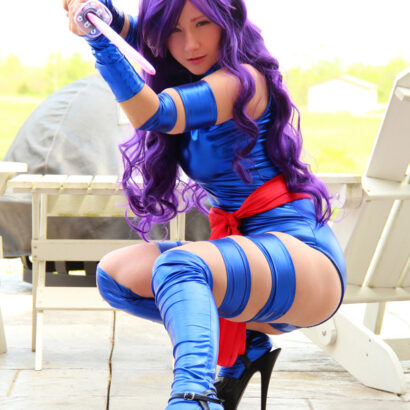 Pattycake Sexy Psylocke Cosplay
