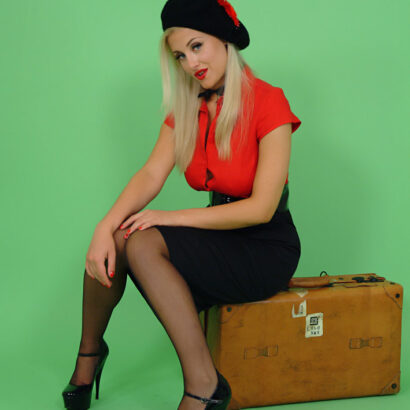 Sarah Matty Stick Em Up Pinup