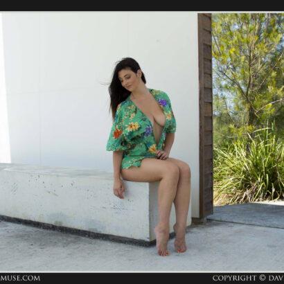Scarlett Morgan Enjoys A Light Breeze