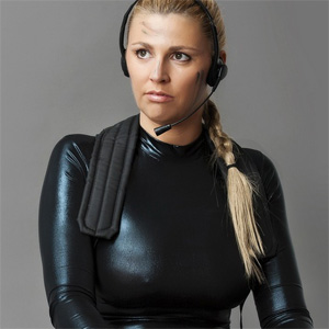 Busty Special Agent Cosplay