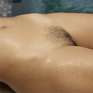 Cara Pin Posing Nude In The Pool