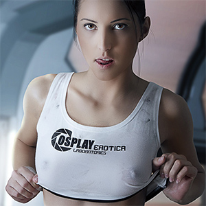 Chell Portal Cosplay
