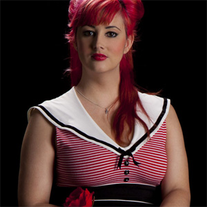 Eden Red Pinup Nude Muse
