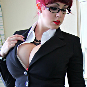 Kayla Kiss Busty Secretary Has Fun
