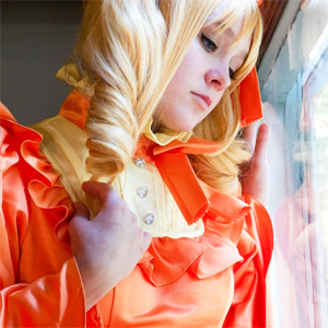 Lizzy Orange Bathroom