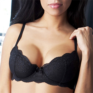 Lourdes Lujan Sexy Playmate In Black Lingerie