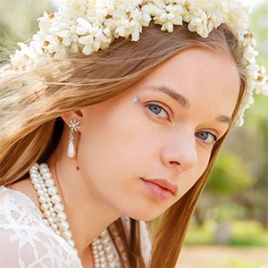 Milena Angel Lace Dress Goddess