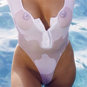 Monica Sims Poolside Beauty