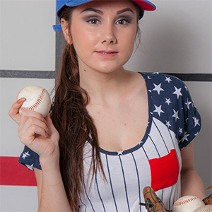 Scarlett Jo Baseball Star for Cosmid