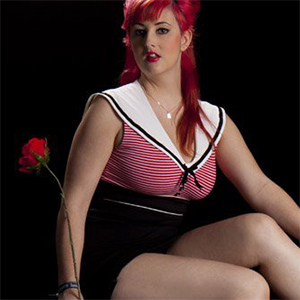 Scarlett Morgan Red Roses Pinup for Nude Muse