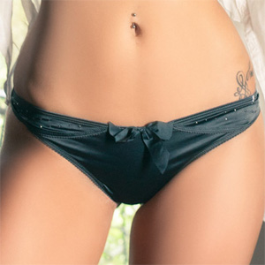 Brittani Jayde Silky Black Panties