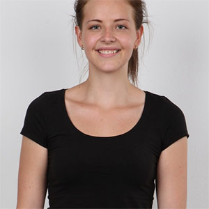 Magdalena Cute Brunette on Czech Casting