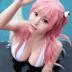 Mia The Busty Pink Bunny Girl